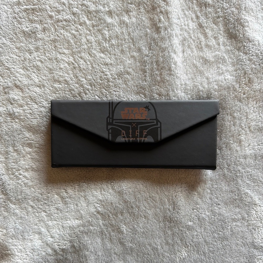 Star Wars x DIFF Boba Fett Black Sunglasses Case with Cleaning Cloth - E332
